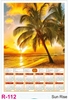 Click to zoom R112 Sun Rise Plastic Calendar Print 2025