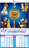 Click to zoom Roman Catholic Christian English Bible Reading  Calendar 2025