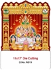 Click to zoom N519  Kuberar Lakshmi  Daily Die-Cut Calendar Printing 2025