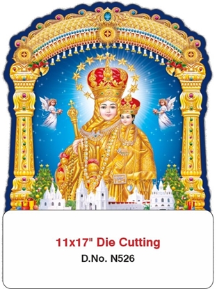 N526 Annai Velankanni  Daily Die-Cut Calendar Printing 2025	