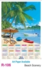 Click to zoom R106 Beach Scenery Plastic Calendar 2026 Printing