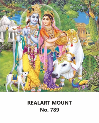 R789 Radha Krishna Daily Calendar 2026 Print 