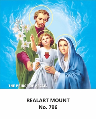 R796 Holy Family Daily Calendar 2026 Print 