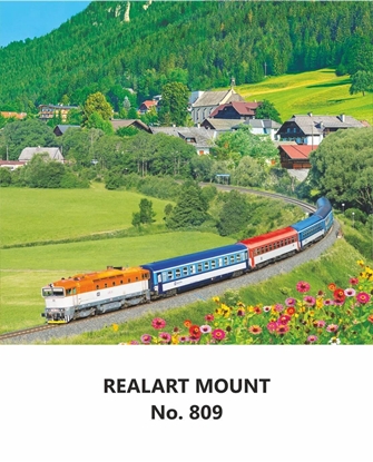R809 Train Daily Calendar 2026 Print 