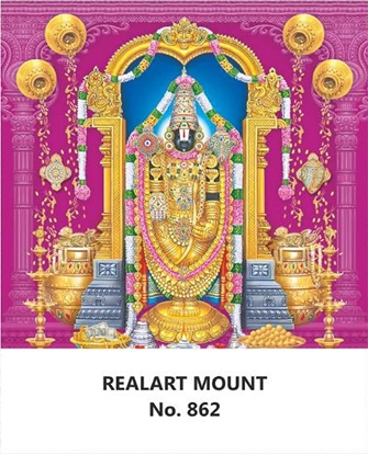 R862 Lord Balaji Daily Calendar 2026 Print