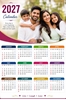 Click to zoom Personalized Wall Calendar Print 2027