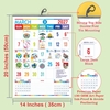 Click to zoom Size Explanation 12 sheets monthly wall calendar 2027	