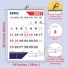 Click to zoom Size Explanation 12 sheets monthly wall calendar 2027