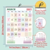 Click to zoom Size Explanation 12 sheets monthly wall calendar 2027