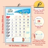 Click to zoom Size Explanation 12 sheets monthly wall calendar 2027