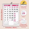 Click to zoom Size Explanation 12 sheets monthly wall calendar 2027