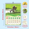 Click to zoom Size Explanation 12 sheets monthly wall calendar 2027