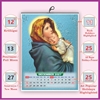 Click to zoom 	English Monthly Calendar Online Printing 2027
