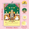 Click to zoom Size Explanation 12 sheets monthly wall calendar 2027