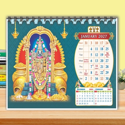T5008-Balaji Desk Calendar 2027