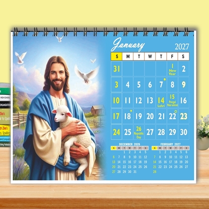 T5013-Jesus Desk Calendar 2027