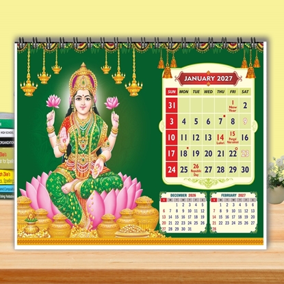 T5007-Lakshmi  Desk Calendar 2027