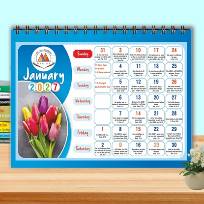  Daily Bible Verse Desk Planner 2027