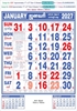 Click to zoom 6298 Tamil Calendar 17x27" 6 Sheeter Tamil monthly wall calendar printing 2027