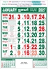 Click to zoom 6300 Tamil Calendar 17x27" 6 Sheeter Tamil monthly wall calendar printing 2027