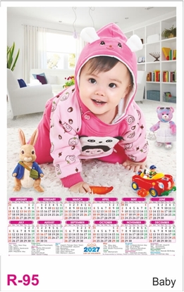 R95 Baby Calendar 2027 Printing	
