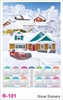 Click to zoom R101 Snow Scenery Calendar 2027 Printing	