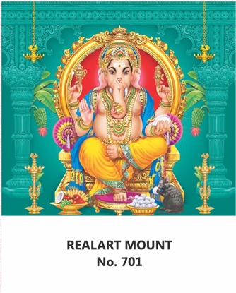 R701 Ganesh Daily Calendar 2027 Print
