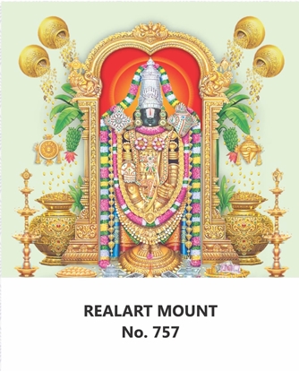R757 Lord Balaji Daily Calendar 2027 Print