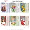 Click to zoom AC11 18x25" Tamil 3 Sheets Front & Back Christian Monthly Calendar Print 2027