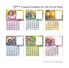Click to zoom AC17 18x25" Tamil & English 6 Sheets Front & Back Christian Monthly Calendar Print 2027
