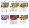 Click to zoom AC20A 18x25" Tamil & English 6 Sheets Front & Back Christian Monthly Calendar Print 2027